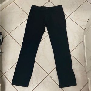 Black Volcom Chino Pants